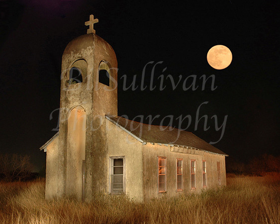 Spanish Mission Church, near San Isidro, Texas
